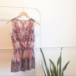 🚌 Chelsea & Violet | Multi Romper Sleeveless S